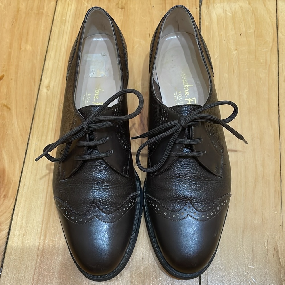 Salvatore Ferragamo Oxford Wingtip lace up shoes